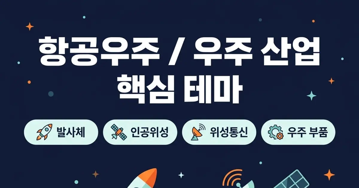 우주항공 관련주 전망, 뉴스페이스 수혜주