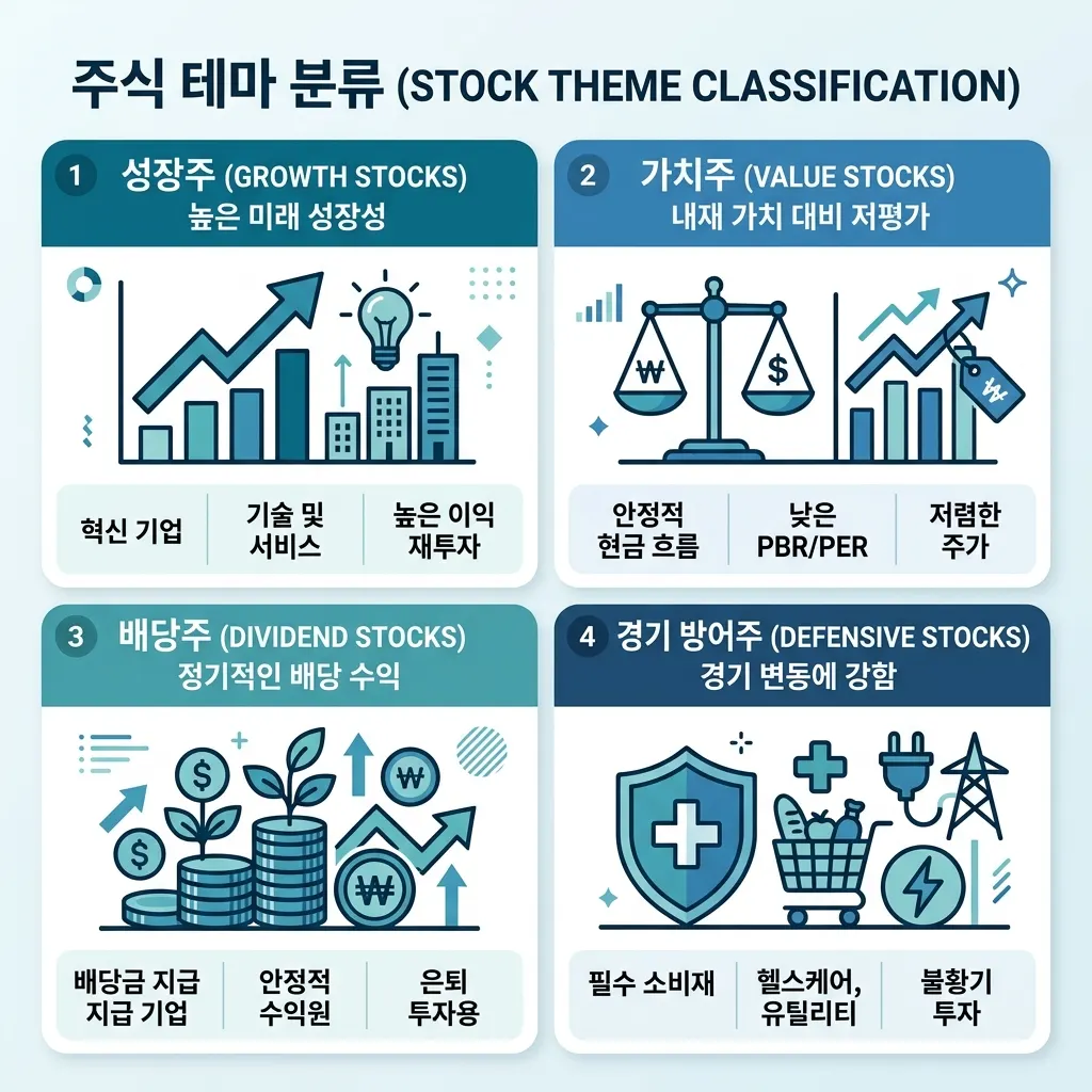 AI 반도체 관련주를 메모리·후공정·소재·장비 분류별로 묶은 비교 이미지