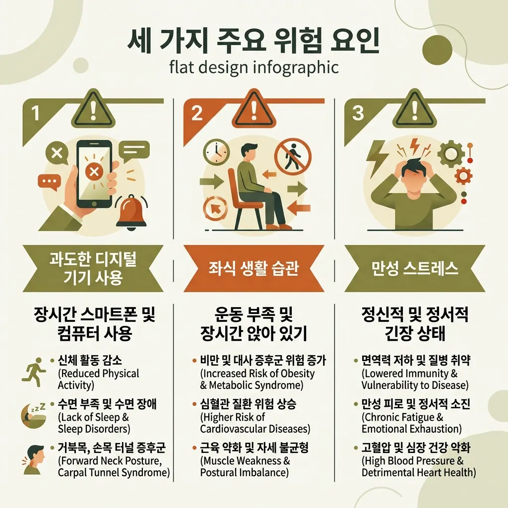 방산 관련주의 주요 리스크 세 가지를 정리한 이미지