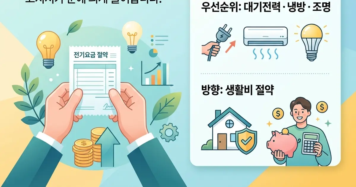 전기요금 절약, 오늘 바로 되는 10가지