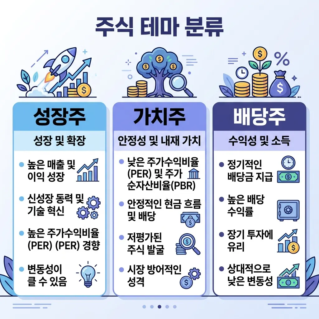 HBM 관련주를 메모리·후공정 장비·소재 분류로 묶은 비교 이미지