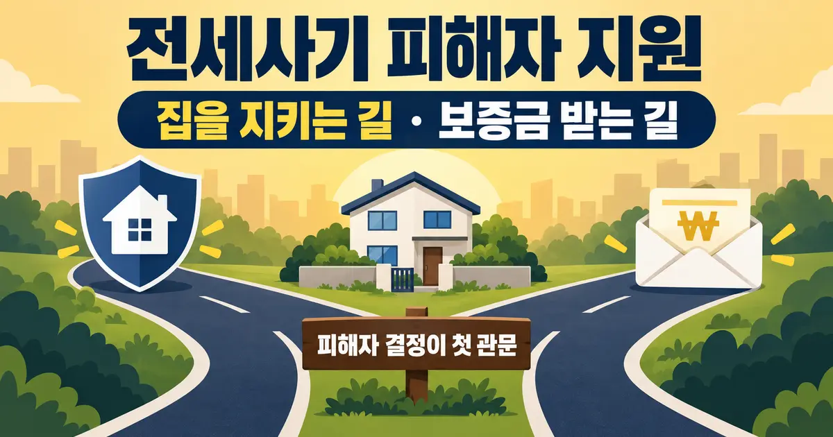 전세사기 피해자 지원, 집 지키고 보증금 받는 법