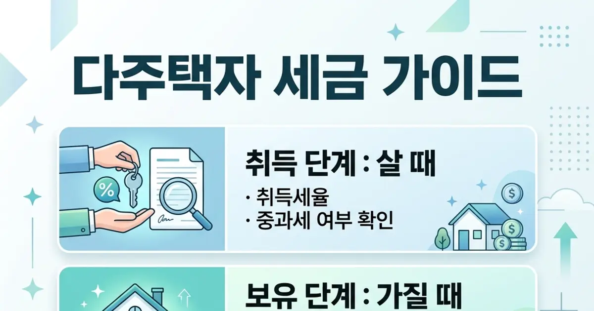 다주택자 세금, 3단계로 한눈에 정리