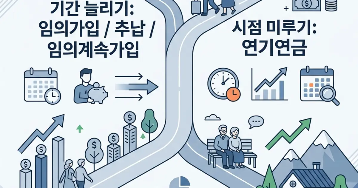 국민연금 더 받는 법, 추가 납부 전략 총정리