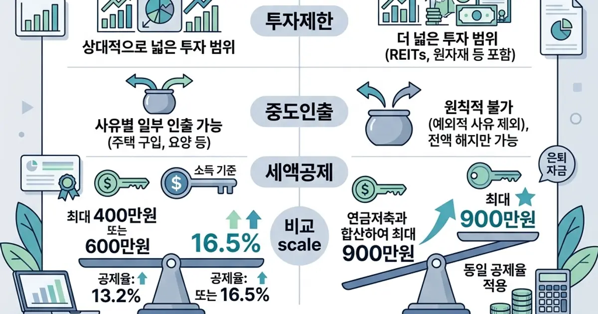 연금저축펀드 vs IRP 차이, 절세·노후 한눈 정리