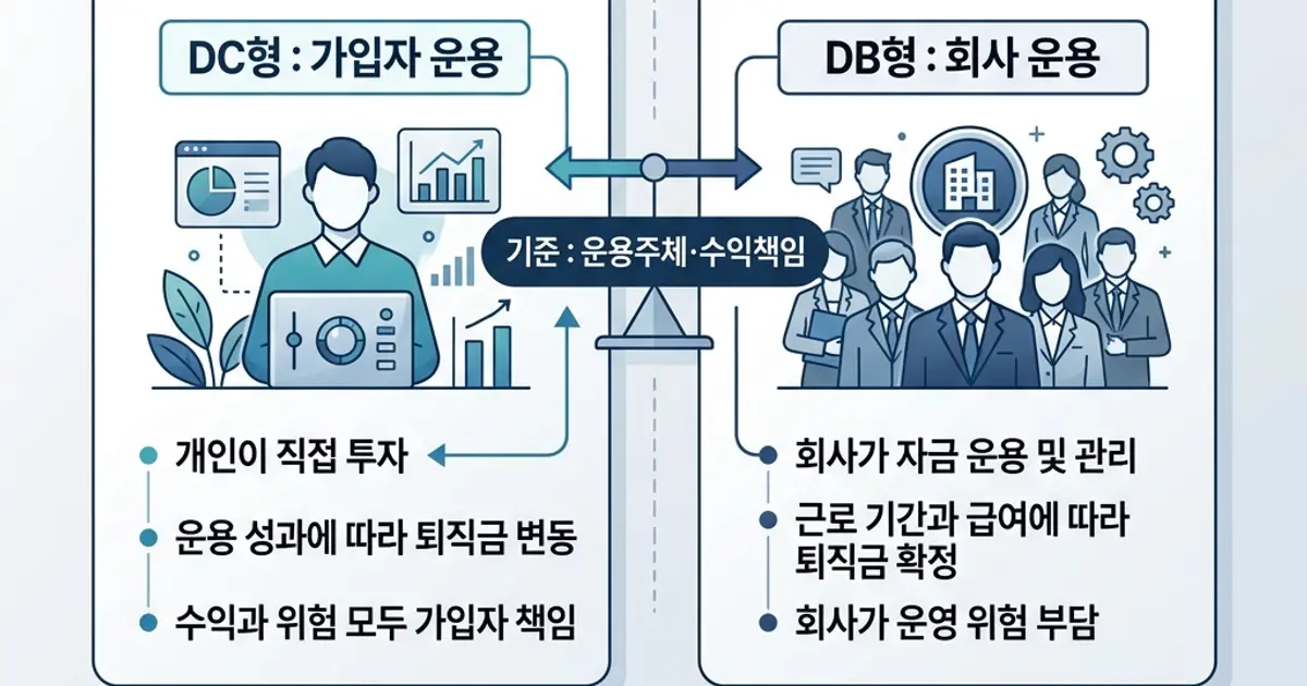 퇴직연금 DC DB 차이, 나에게 맞는 선택은